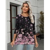 Zeagoo Women’s Casual 3/4 Sleeve T-Shirts Round Neck Tunic Tops Work Blouse | Basic tees, 3/4 length sleeve shirts, Business casual outfits, Boho tops, 2026 fall fashion clothes, Ladies blouses(Sf31)