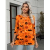 Zeagoo Women’s Casual 3/4 Sleeve T-Shirts Round Neck Tunic Tops Work Blouse | Basic tees, 3/4 length sleeve shirts, Business casual outfits, Boho tops, 2026 fall fashion clothes, Ladies blouses(Orange Cucurbit-ws85)