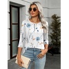 Zeagoo Women’s Casual 3/4 Sleeve T-Shirts Round Neck Tunic Tops Work Blouse | Basic tees, 3/4 length sleeve shirts, Business casual outfits, Boho tops, 2026 fall fashion clothes, Ladies blouses(Bf112)