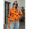 Zeagoo Women’s Casual 3/4 Sleeve T-Shirts Round Neck Tunic Tops Work Blouse | Basic tees, 3/4 length sleeve shirts, Business casual outfits, Boho tops, 2026 fall fashion clothes, Ladies blouses(Orange Cucurbit-ws85)