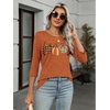 Zeagoo Women’s Casual 3/4 Sleeve T-Shirts Round Neck Tunic Tops Work Blouse | Basic tees, 3/4 length sleeve shirts, Business casual outfits, Boho tops, 2026 fall fashion clothes, Ladies blouses(Pumpkin-ws86)