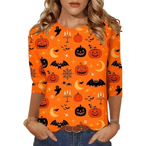 Zeagoo Women’s Casual 3/4 Sleeve T-Shirts Round Neck Tunic Tops Work Blouse | Basic tees, 3/4 length sleeve shirts, Business casual outfits, Boho tops, 2026 fall fashion clothes, Ladies blouses(Orange Cucurbit-ws85)
