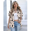 Zeagoo Button Down Shirts for Women Short Sleeve Tops Dressy Casual Blouses(Jh602-light Khaki)