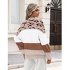 Zeagoo Oversized Sweater for Women 2026 Crewneck Long Sleeve Fall Clothes(Jh722)