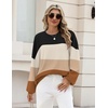 Zeagoo Oversized Sweater for Women 2026 Crewneck Long Sleeve Fall Clothes(Tw638)