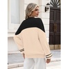 Zeagoo Oversized Sweater for Women 2026 Crewneck Long Sleeve Fall Clothes(Tw724)