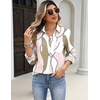 Zeagoo Blouses for Women Long Sleeve Dressy Casual Button Down Shirts(Pink Print)
