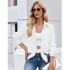 Zeagoo Button Down Shirt Women Long Sleeve Blouses Casual Tops Work Outfits(A-white-stain Shield)