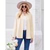 Zeagoo Button Down Shirt Women Long Sleeve Blouses Casual Tops Work Outfits(C-beige-stain Shield)