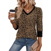 Zeagoo Womens 3/4 Sleeve V Neck T Shirts Dressy Casual Tops(02-sa1)