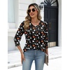 Zeagoo Womens 3/4 Sleeve V Neck T Shirts Dressy Casual Tops(03-ws36)
