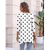 Zeagoo Womens Tops 3/4 Sleeve loose fit dressy Tunics Plus Size Boho Shirts(Jh592)