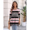 Zeagoo Womens Tops 3/4 Sleeve loose fit dressy Tunics Plus Size Boho Shirts(Tz245)