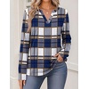 Zeagoo Womens Tops Long Sleeve V Neck Tee Shirts Cute Dressy Casual(Grey Gw597)