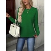ZEAGOO Womens Sweaters Long Sleeve Tops Crew Neck Knit Pullover Sweaters Fall Fashion 2026 Dressy Casual Basic Clothes(A Emerald Green)