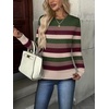 ZEAGOO Womens Sweaters Long Sleeve Tops Crew Neck Knit Pullover Sweaters Fall Fashion 2026 Dressy Casual Basic Clothes(Colorblock 277)