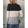 ZEAGOO Womens Sweaters Long Sleeve Tops Crew Neck Knit Pullover Sweaters Fall Fashion 2026 Dressy Casual Basic Clothes(Colorblock 558)