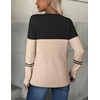 ZEAGOO Womens Sweaters Long Sleeve Tops Crew Neck Knit Pullover Sweaters Fall Fashion 2026 Dressy Casual Basic Clothes(Colorblock 724)