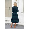 Zeagoo 3/4 Sleeve Women’s Dress Casual Aline Summer Fall Midi Long Dresses(Gw563)