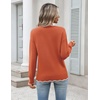 Zeagoo Sweaters for Women 2026 Fall Outfits Long Sleeve Winter Clothes(Caramel)