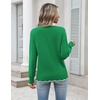 Zeagoo Sweaters for Women 2026 Fall Outfits Long Sleeve Winter Clothes(Green)