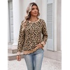 Zeagoo Sweaters for Women 2026 Fall Outfits Long Sleeve Winter Clothes(Leopard Print Camel)