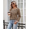 Zeagoo Sweaters for Women 2026 Fall Outfits Long Sleeve Winter Clothes(Leopard Print Camel)