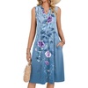 Blue Purple Floral