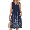 Navy Blue Floral