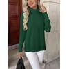 Zeagoo Women’s Turtleneck Sweater Long Sleeve Casual Knit Pullover Top 2026(P-green)