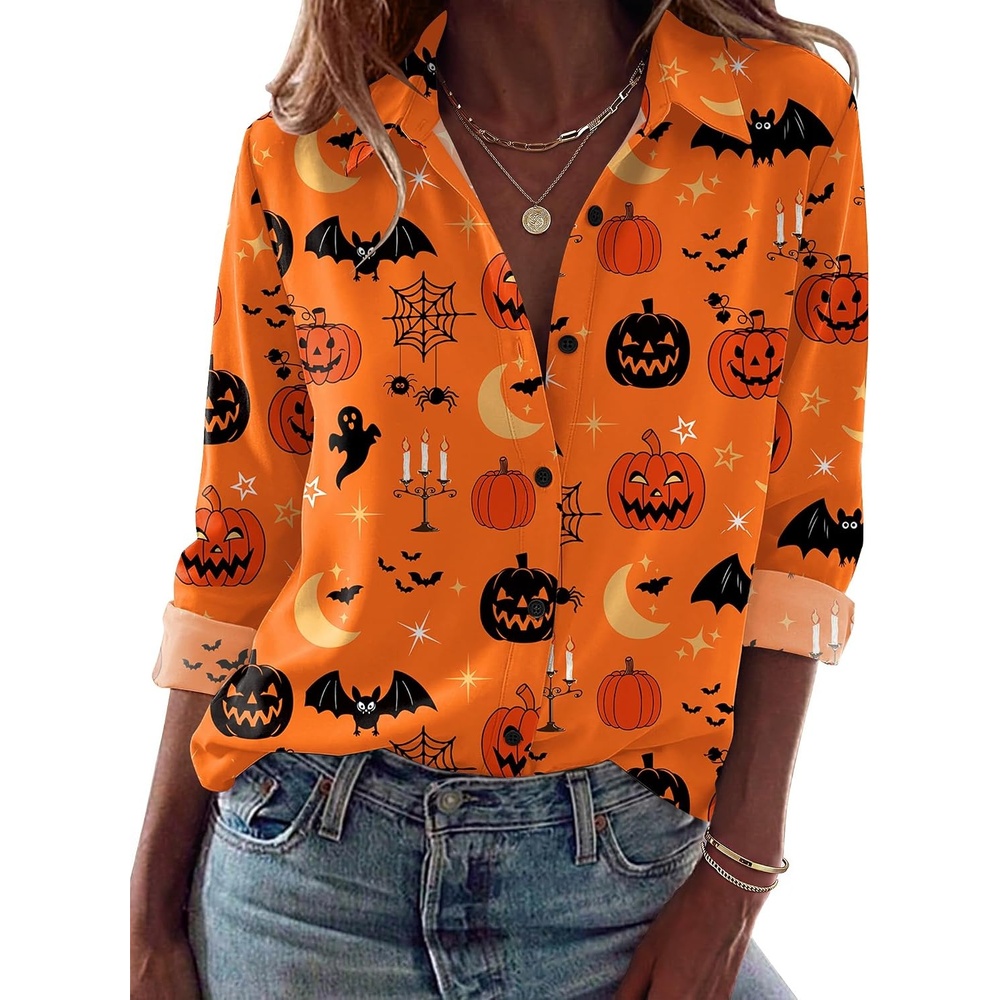 image:imageZeagoo Blouses for Women Dressy Casual Long Sleeve Button Down Shirts TopsWs85