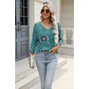 Zeagoo 3/4 Length Sleeve Womens Tops Casual V Neck Shirts Soft Basic Tees(Mz858)