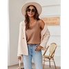 Zeagoo Silk Satin Tank Tops for Women Scoop Neck Sleeveless Camisole Tops(Light Brown)