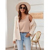 Zeagoo Silk Satin Tank Tops for Women Scoop Neck Sleeveless Camisole Tops(Light Khaki)