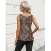 Zeagoo Silk Satin Tank Tops for Women Scoop Neck Sleeveless Camisole Tops(Mz721)