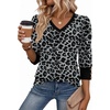 Zeagoo Womens 3/4 Sleeve V Neck T Shirts Dressy Casual Tops(02-an438)