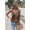 Zeagoo Womens Silk Satin Tank Tops V Neck Sleeveless Blouse Camisole Top(Mz721)