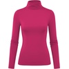 Zeagoo Women’s Turtleneck Long Sleeve Tops Lightweight Base Layer T-Shirts(Hot Pink)