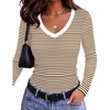 Brown White Stripe