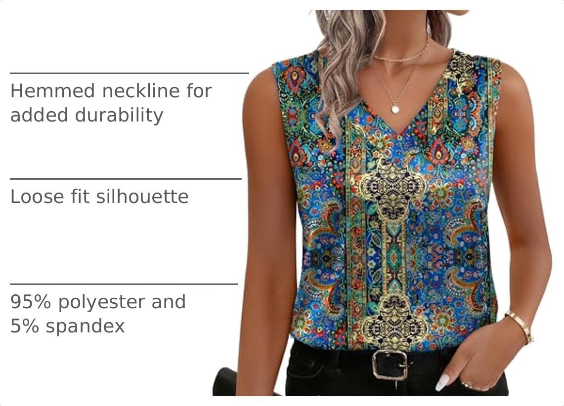 image:imageZeagoo Womens Silk Satin Tank Tops V Neck Camisoles Sleeveless BlousesPmz779