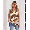 Zeagoo Women’s Silk Satin Tank Tops V Neck Camisoles Sleeveless Blouses(P-jh587)