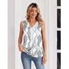 Zeagoo Women’s Silk Satin Tank Tops V Neck Camisoles Sleeveless Blouses(P-jh611)