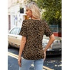 Zeagoo Womens Summer Tops Short Sleeve Work Casual Shirts Trendy V Neck Tee(An136)