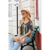 Zeagoo Womens Summer Tops Short Sleeve Work Casual Shirts Trendy V Neck Tee(Cx289)