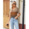 Zeagoo Womens Summer Tops Short Sleeve Work Casual Shirts Trendy V Neck Tee(Jh398)
