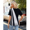 Zeagoo Womens Summer Tops Short Sleeve Work Casual Shirts Trendy V Neck Tee(Jh540)