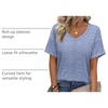 Zeagoo Womens Summer Tops Short Sleeve Work Casual Shirts Trendy V Neck Tee(Tz273)