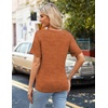 Zeagoo Womens Summer Tops Short Sleeve Work Casual Shirts Trendy V Neck Tee(Ws86)