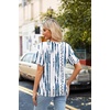 Zeagoo Womens Summer Tops Short Sleeve Work Casual Shirts Trendy V Neck Tee(Zr229)