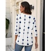 Zeagoo 3/4 Sleeve Womens Top V Neck Shirt Casual Blouse Basic Tshirts S-2XL(Jh599)